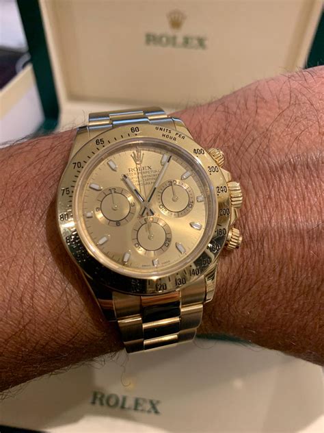 18ct gold rolex daytona|daytona men's Rolex solid gold.